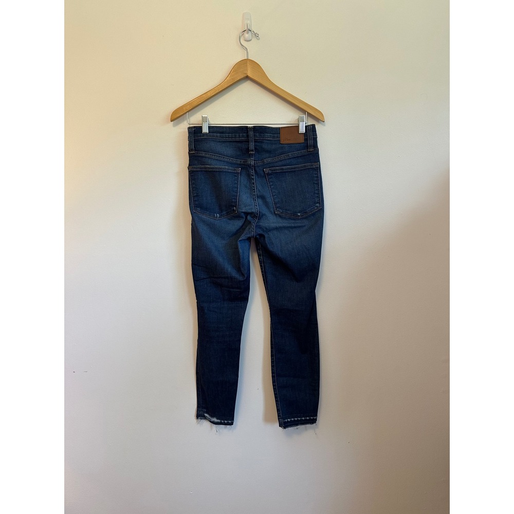 J. Crew Lookout High Rise Skinny Distressed Jeans | Size 28 Petite - Picture 3 of 8